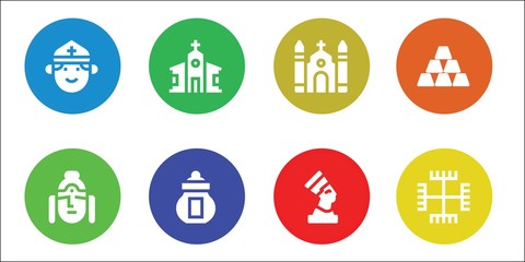 Fototapeta premium god icon set