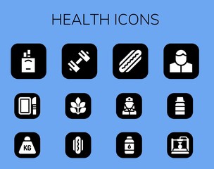 health icon set