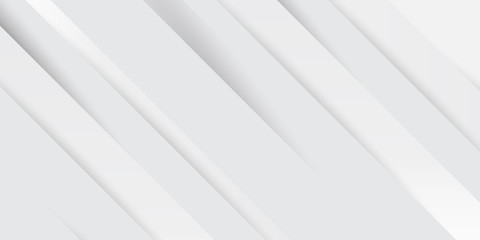 Fototapeta premium Grey white abstract background paper shine and layer element vector for presentation design. Suit for business, corporate, institution, party, festive, seminar, and talks.