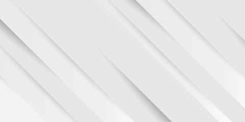 Obraz premium Grey white abstract background paper shine and layer element vector for presentation design. Suit for business, corporate, institution, party, festive, seminar, and talks.