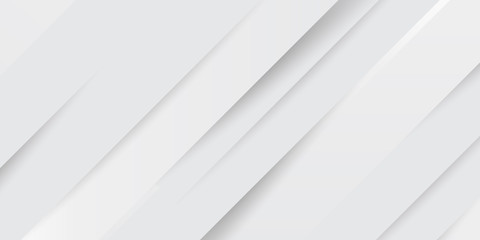 Obraz premium Grey white abstract background paper shine and layer element vector for presentation design. Suit for business, corporate, institution, party, festive, seminar, and talks.