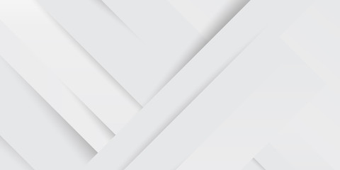 Grey white abstract background paper shine and layer element vector for presentation design. Suit for business, corporate, institution, party, festive, seminar, and talks.