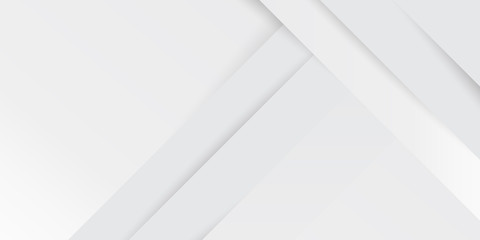 Grey white abstract background paper shine and layer element vector for presentation design. Suit for business, corporate, institution, party, festive, seminar, and talks.