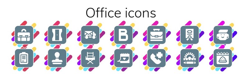 office icon set