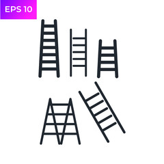 Ladder icon template color editable. Ladder business symbol logo vector sign isolated on white background illustration for graphic and web design.