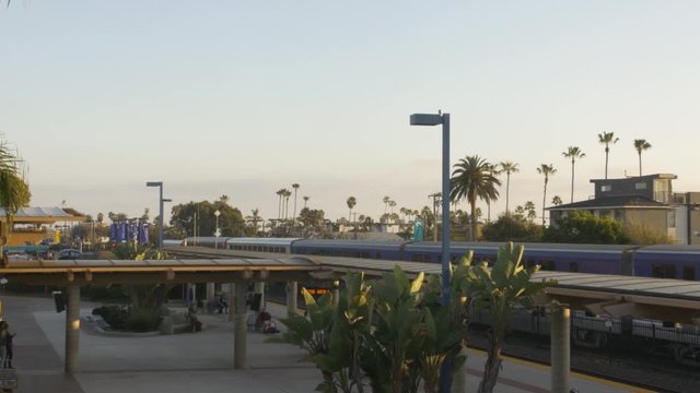 Train station in Oceanside, California