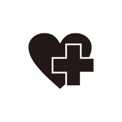 Obraz premium Health care vector icon illustration sign