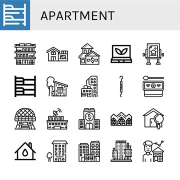 Apartment Icon Set