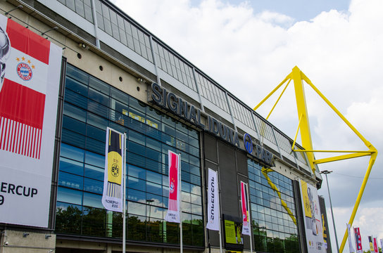 Dortmund, Germany - August 2, 2019: Signal Iduna Park Football Stadium In Dortmund