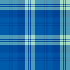 Seamless pattern in amazing cozy light and dark blue colors for plaid, fabric, textile, clothes, tablecloth and other things. Vector image.