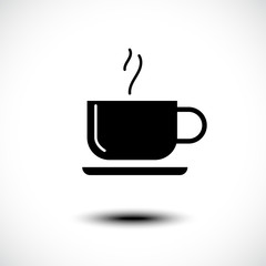 Tea cup icon. Vector illustration