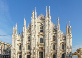 Fototapeta na wymiar Cathedral of Milano, Italy, Europe