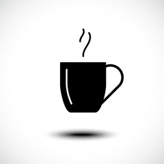 Tea cup icon. Vector illustration