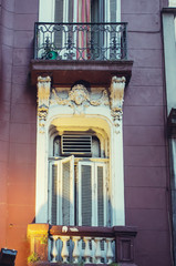 Elegant Building Facades in Buenos Aires