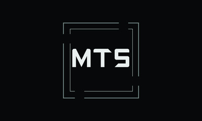 Fototapeta premium MTS logo with background