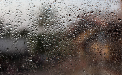 rain drops on window