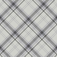 Seamless pattern in amazing grey and black colors for plaid, fabric, textile, clothes, tablecloth and other things. Vector image. 2