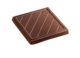 Chocolate  isolated on white background with clipping path