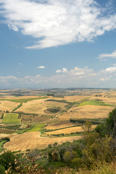 Rural landscape from Serracapriola, Apulia, Italy