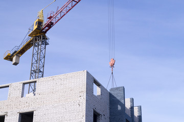 construction crane at a construction site