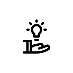 Bring Idea Icon. Business Icon Set Vector Logo Symbol.