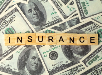 Insurance concept. Protection of life, health, home and insurance payments