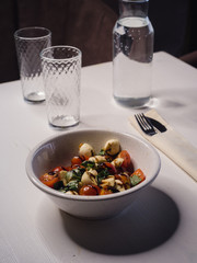  healthy and tasty food in a cafe