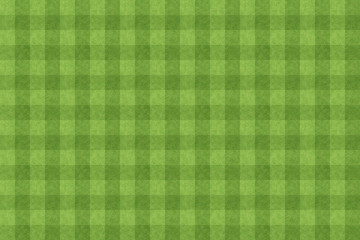 シームレスな緑のチェック柄の芝生のパターン