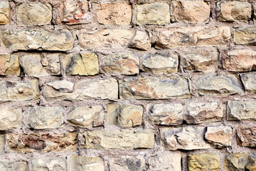 Old brick wall. Can be used as background.