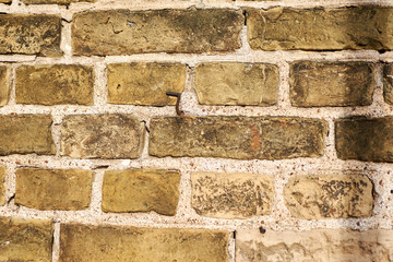Old brick wall. Can be used as background.