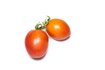 Tomatoes, isolated on a white background