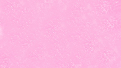 Pale pink gradient abstract background. Pastel. Dandelion pattern, 16:9 panoramic format