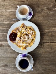 cup of coffee and cookies