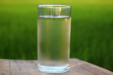 Clean drinking water And good for health