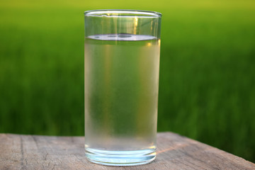 Clean drinking water And good for health