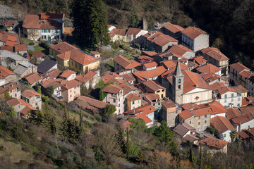 Molini di Triora ancient village, Liguria region, Italy