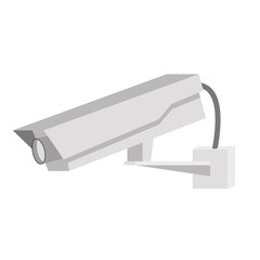 cctv Security camera icon Flat design style