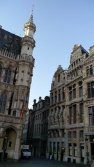 Fototapeta premium old building in brussels belgium