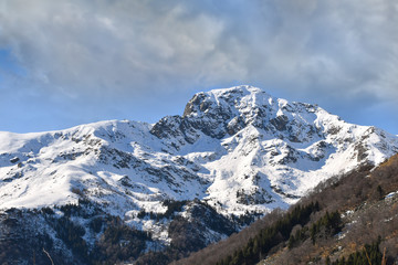 The east face of Mount Mucrone, in the Biella area