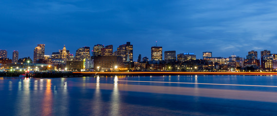 Fototapeta na wymiar Boston City Skyline