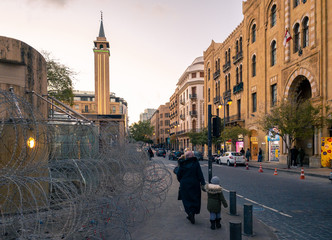 Fototapeta premium Okręg Centralny w Bejrucie