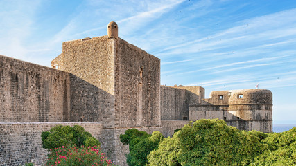 Fort Bokar in Old town of Dubrovnik