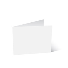 Mock up opened magazine or journal . Vector.