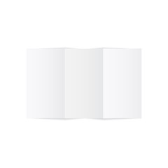 Mock up opened magazine or journal . Vector.