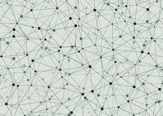 Fototapeta premium Abstract Low Polygon Mesh Generative Art background illustration