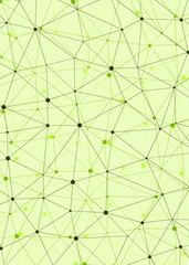 Abstract Low Polygon Mesh Generative Art background illustration