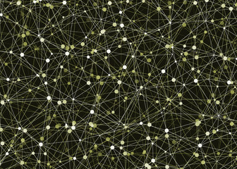 Abstract Low Polygon Mesh Generative Art background illustration