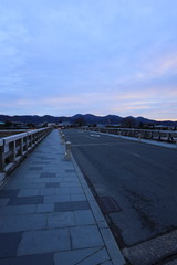 渡月橋　京都　日本