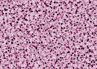 Abstract Low Polygon Mesh Generative Art background illustration