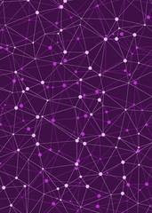 Abstract Low Polygon Mesh Generative Art background illustration